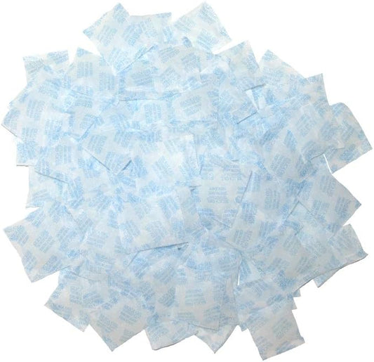 Premium Silica Gel Desiccant Packs 1 Gram 100 Packets Moisture Absorbers by Sohler
