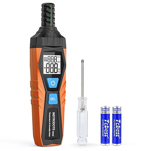 Temperature Humidity Meter, High Precision Thermometer Hygrometer by Instrodots