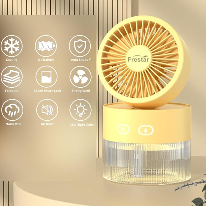 Personal Cooling Fan and Small Air Humidifier 350ml - Image 2