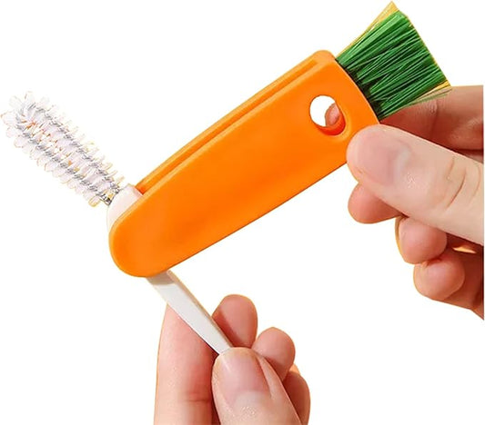 3 in 1 Multifunctional Mini Cup Glass Cover Cleaning Brush, Bottle Cleaning by MXHHR