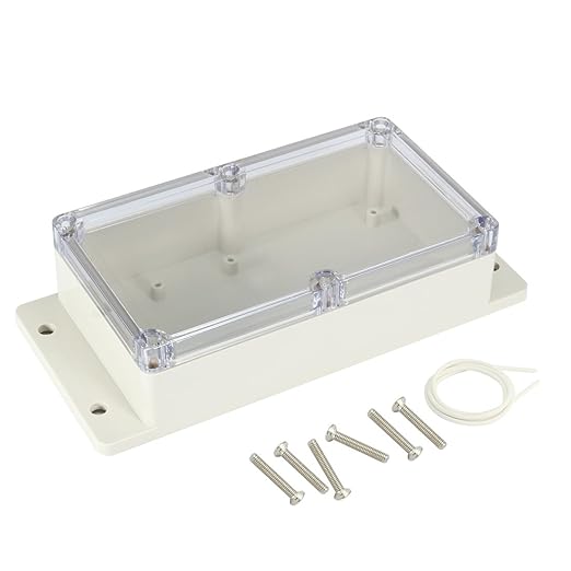 ABS Plastic Junction Box, Dustproof Weatherproof IP65 Electrical Box by AWCLUB