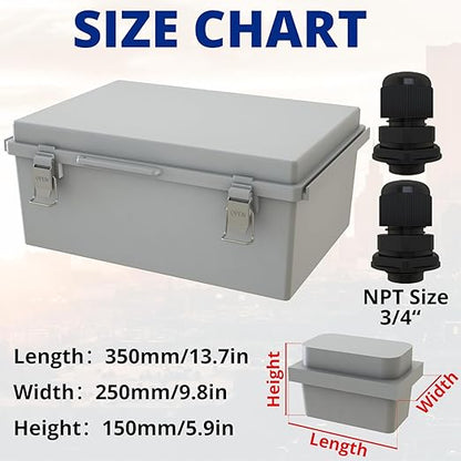 MAKERELE Grey Electrical Junction Box - Image 2