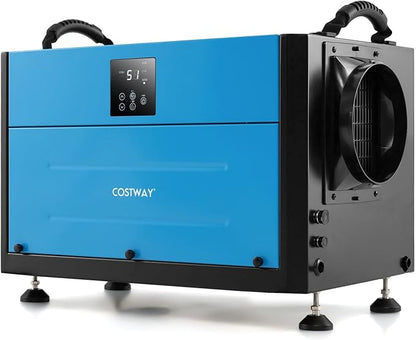 COSTWAY 155 PPD Commercial Dehumidifier, 1900 Sq.Ft Crawl Space Dehumidifier by COSTWAY