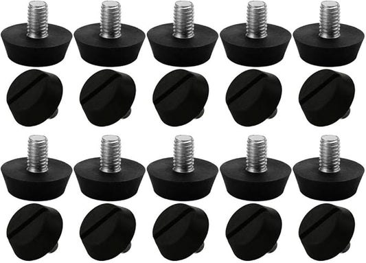 uxcell M6 x 10 x 20mm Furniture Glide Leveling Feet Adjustable Leveler Floor by uxcell