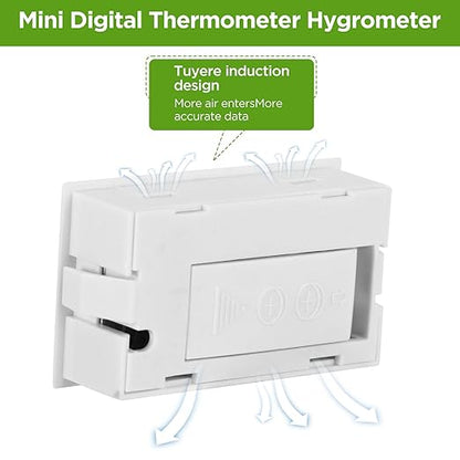 12 Pack Mini Hygrometer Digital Electronic Temperature Humidity Meters Gauge - Image 6