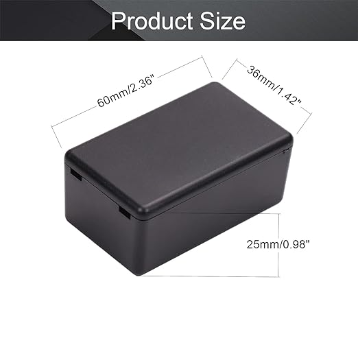 Fielect 5pcs Electronic Junction Box ABS Plastic Junction Project Box Enclosure - Image 2