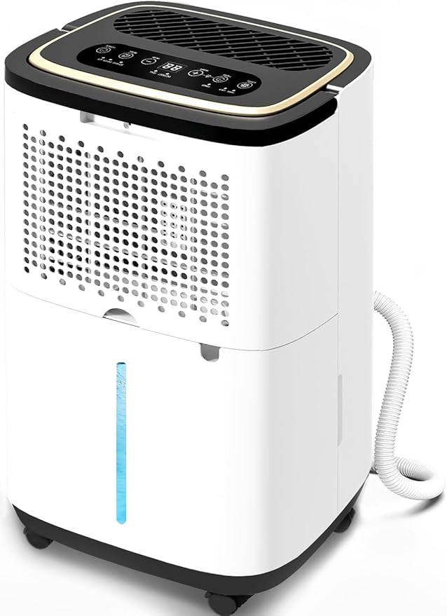 3000 Sq. Ft. Dehumidifier for Basement, 30 Pint Quiet Dehumidifiers for Home by Nexaro