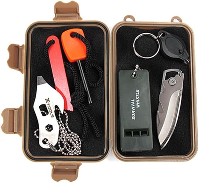 Airtight Waterproof Storage Container, Portable Outdoor Survival Box, - Image 3