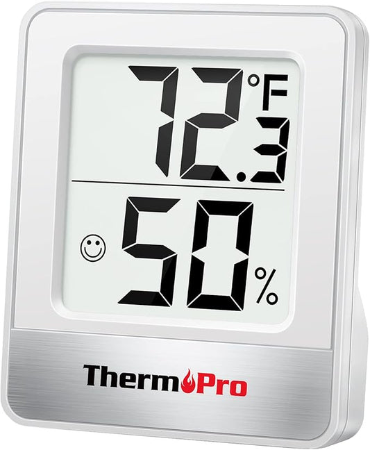 ThermoPro TP49 Digital Hygrometer Indoor Thermometer Humidity Meter Room by ThermoPro