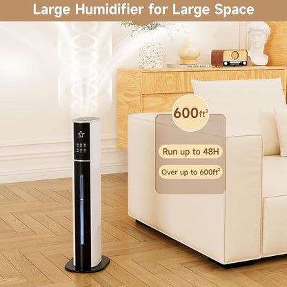 2.4Gal/9L Top Fill Quiet Ultrasonic Humidifier - Image 4