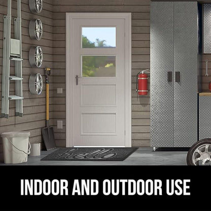 GORILLA GRIP 100% Waterproof All-Season WeatherMax Doormat, US Designed Natural - Image 10