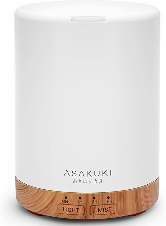 ASAKUKI 300ML Essential Oil Diffuser, Quiet 5-in-1 Premium Humidifier, by ASAKUKI