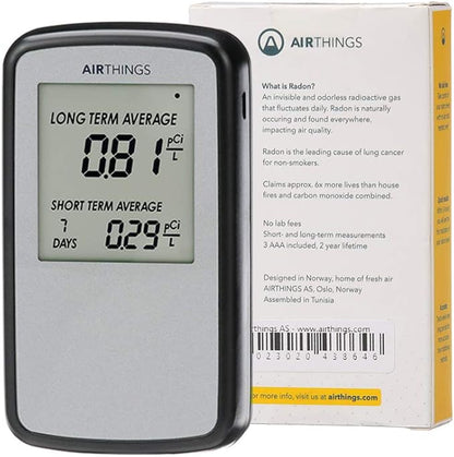Airthings Corentium Home Radon Detector 223 Portable, Lightweight, Easy-to-Use - Image 5