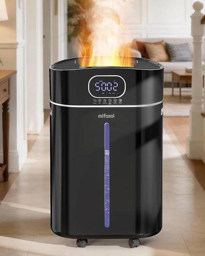 4.2Gal/16L Cool and Warm Mist Humidifier Large Room, Auto Restart Humidifiers by PureComfortPerfectHumidity