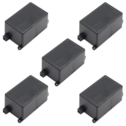 Fielect 5Pcs Junction Box ABS Plastic Dustproof Universal Electrical Project by Fielect