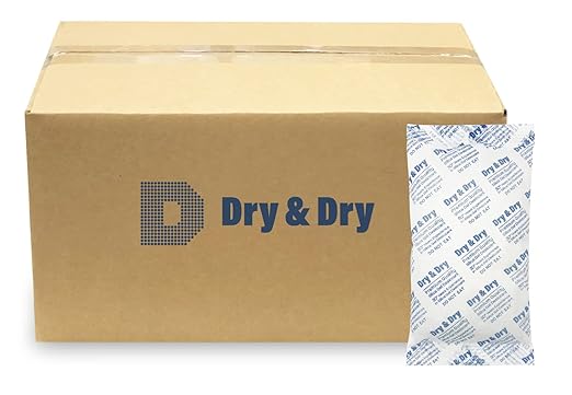 Dry & Dry 300 Gram Silica Gel Packets Desiccants, Silica Packets by DryDry