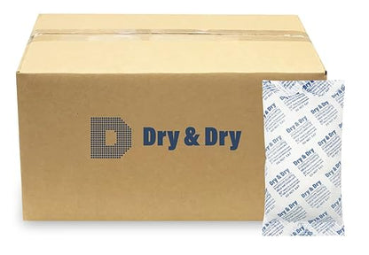 Dry & Dry 300 Gram Silica Gel Packets Desiccants, Silica Packets by DryDry
