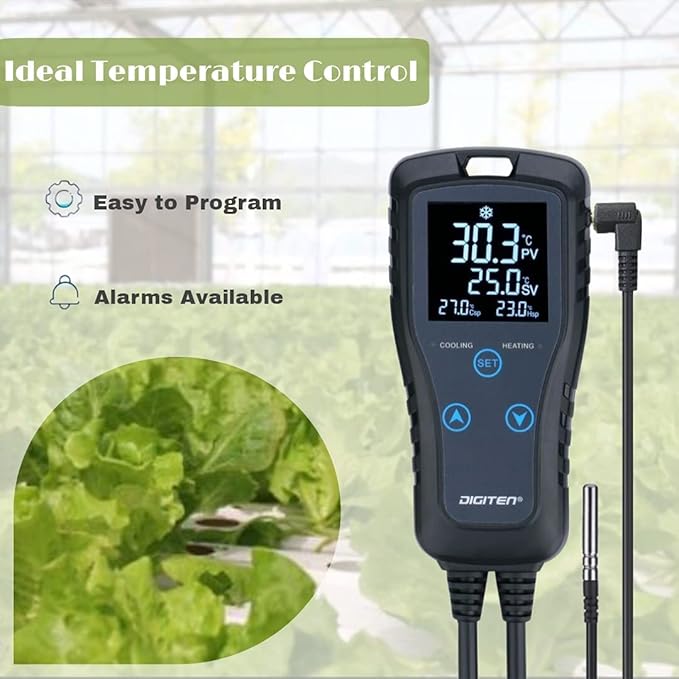 DIGITEN DTC102 Temperature Controller Outlet 2-Stage Plug in Thermostat Digital - Image 6