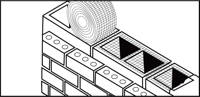 Bon Mortar Mesh 100 ft. x 10 in. Grout Control Barrier - Image 2