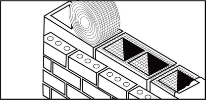 Bon Mortar Mesh 100 ft. x 10 in. Grout Control Barrier - Image 2