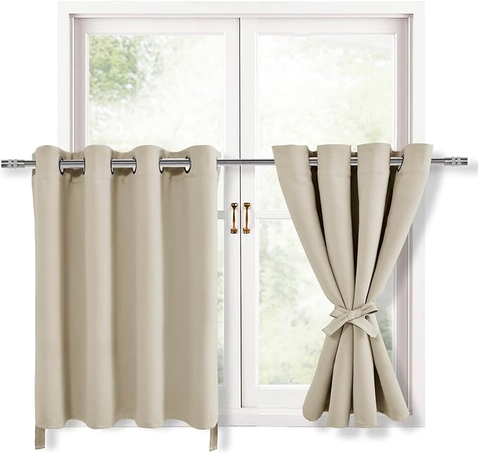 Hiasan RV Blackout Curtains for Bedroom, 52 x 30 Inches Long by Hiasan