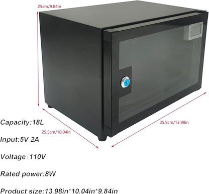 INTBUYING Camera Storage Dry Cabinet 18L Electronic Dehumidifier Cabinet - Image 9
