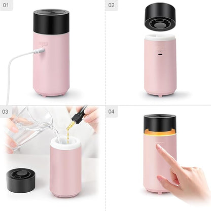 HODEMI Cordless Diffuser for Essential Oil, Portable Cool Mist Aromatherapy Car - Image 8