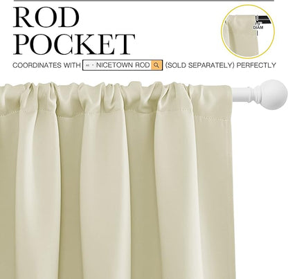 NICETOWN Blackout Curtains for Bedroom, Home Decorations Thermal Insulated - Image 3