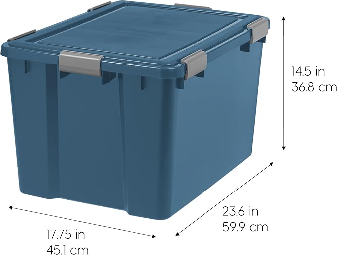 IRIS USA WeatherPro 74 Qt Eco-Friendly Storage Bins - Image 2