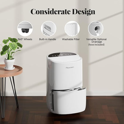 Energy Star Smart Dehumidifier for Home & Basement, 35 Pints, 37dB Ultra Quiet - Image 8