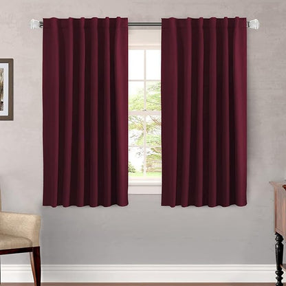 H.VERSAILTEX Christmas Blackout Curtains Thermal Insulated Window Treatment by HVERSAILTEX