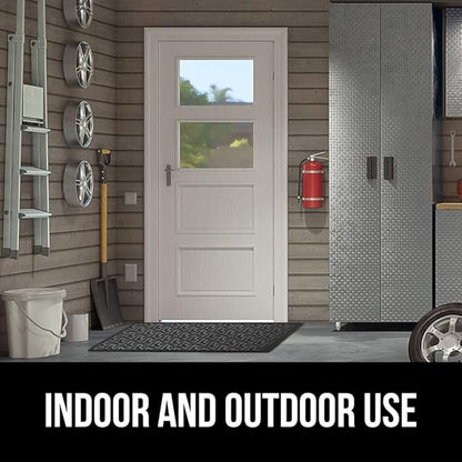 GORILLA GRIP 100% Waterproof All-Season WeatherMax Doormat 35x23, US Designed - Image 10