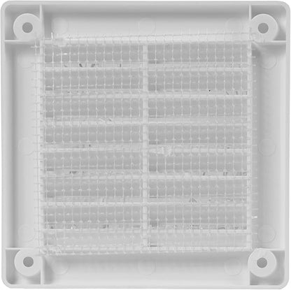 4" x 4" Square Air Vent Cover – White Plastic Vent Deflector - Image 9