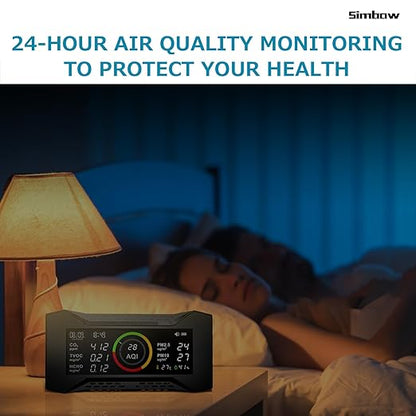 8-in-1 Air Quality Monitor Indoor, CF-20 Portable Air Quality Tester CO2 - Image 9