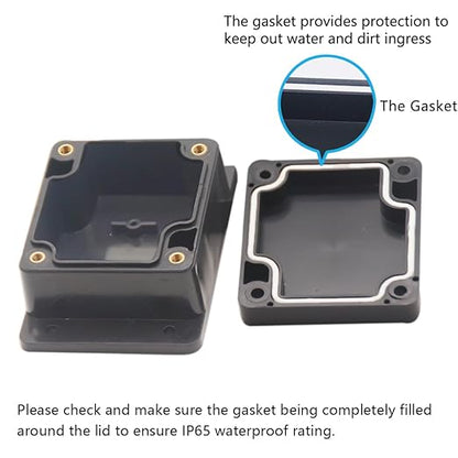 Zulkit Junction Box ABS Plastic Dustproof Waterproof IP65 Universal Electrical - Image 4