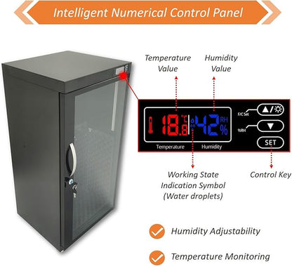 INTBUYING Musical Instrument Storage Dry Cabinet Electronic Dehumidifier - Image 4