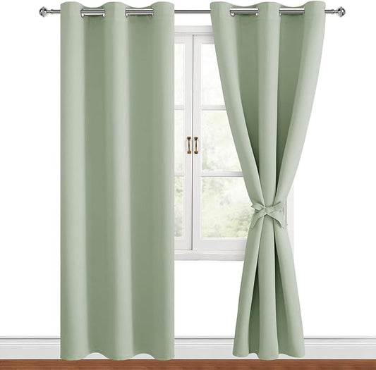 Hiasan Blackout Curtains for Bedroom, 42 x 72 Inches Long by Hiasan