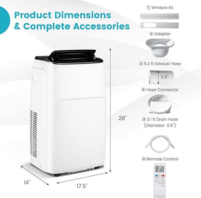 PETSITE Smart Portable Air Conditioner & Heater 13000 BTU, 4-in-1 Stand up AC - Image 5