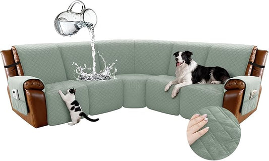 Arfntevss Waterproof Recliner Sectional Couch Covers by Arfntevss