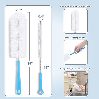 16" Bottle Brush Cleaner for Water Bottle - Image 2