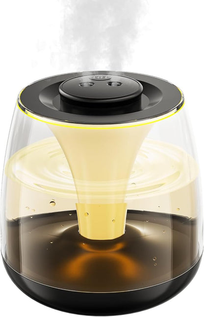 Humidifiers for Bedroom, 3 L Cool Mist Top-Fill 40H Super Long Time, 23dB Quiet by HEEYCEMUS