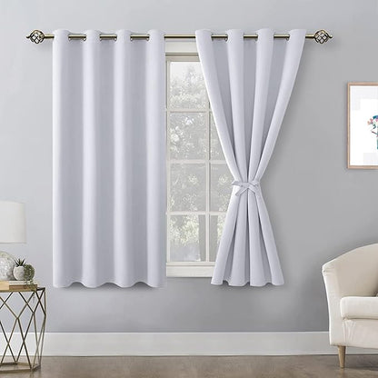 Hiasan Blackout Curtains for Bedroom, 52 x 54 Inches Long - Image 2