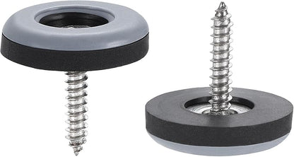 uxcell 22mm Furniture Feet Slider Glides Screw-in Chair Leg Protector Pads PTFE - Image 4