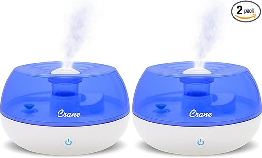 Crane Personal Ultrasonic Cool Mist Humidifier, by Crane