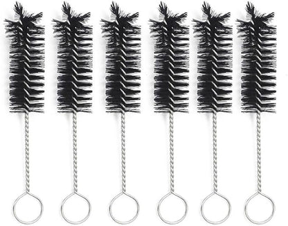 6 Piece 65mm Mini Short Soft Nylon Brush Cleaner by Louishy