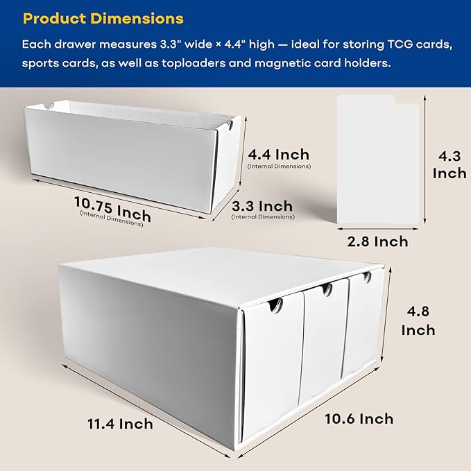 Trading Card Storage Box, Top Loaders Storage Box - Image 2