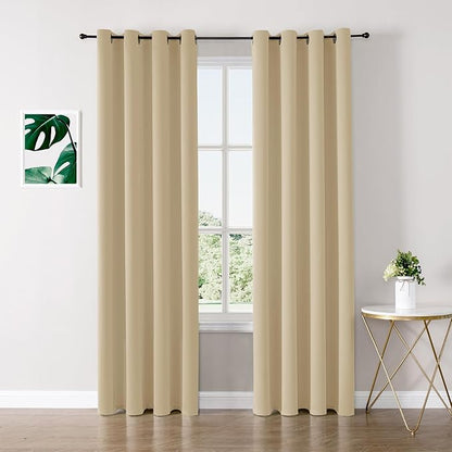 ChrisDowa Blackout Curtains 90 inches Long by ChrisDowa