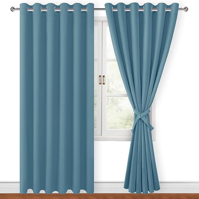 Hiasan Room Darkening Curtains for Bedroom, 70 x 84 Inches by Hiasan
