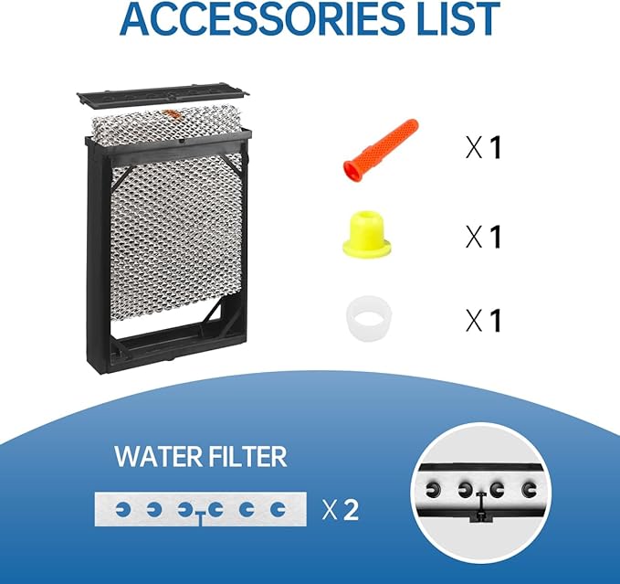 H635EZ1A Humidifier Filter Water Panel Assembly Replacement Kit Compatible - Image 8