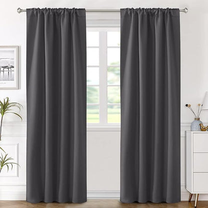 H.VERSAILTEX Blackout Curtains Thermal Insulated Window Treatment Panels Room - Image 2